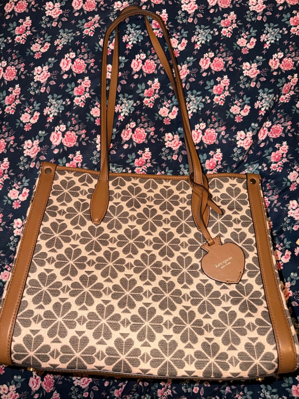 Kate spade New York spade flower jacquard market tote bag